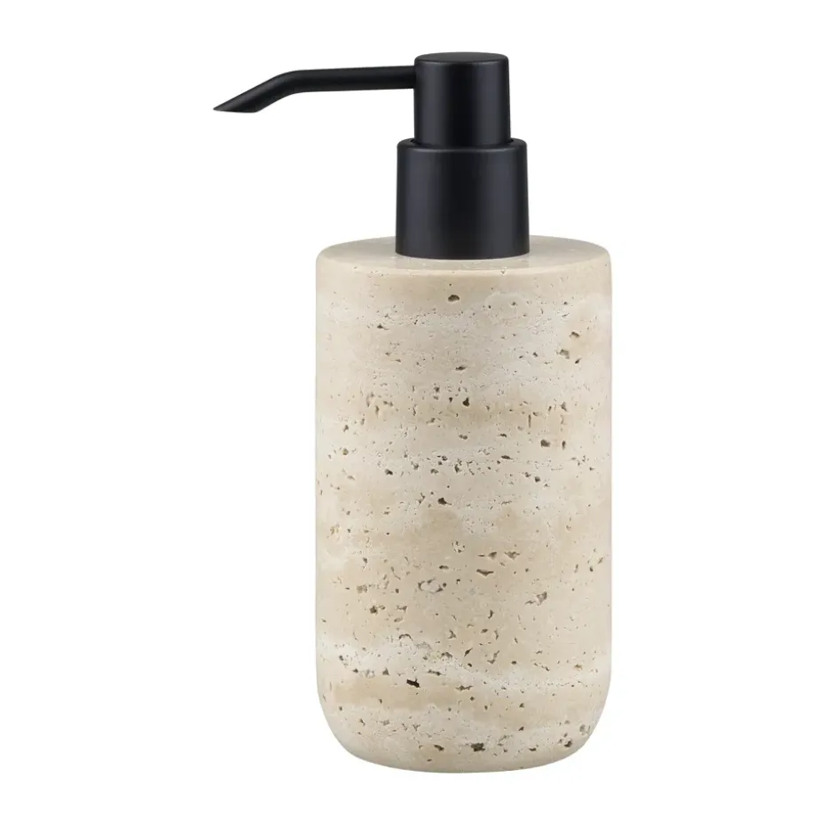 Dispensador de jabón Travertine 17,5 cm, Linen