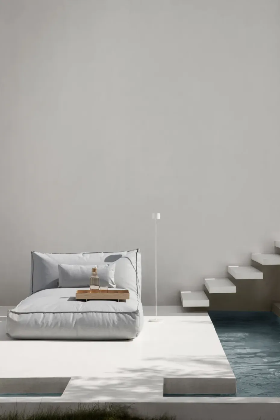 Diván puff STAY 190x120 cm, Cloud