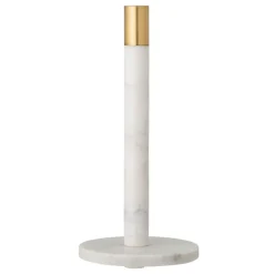 Emira Portarrollos de papel cocina mármol 32 cm, blanco