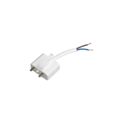 Enchufe de techo DCL sin tierra, blanco