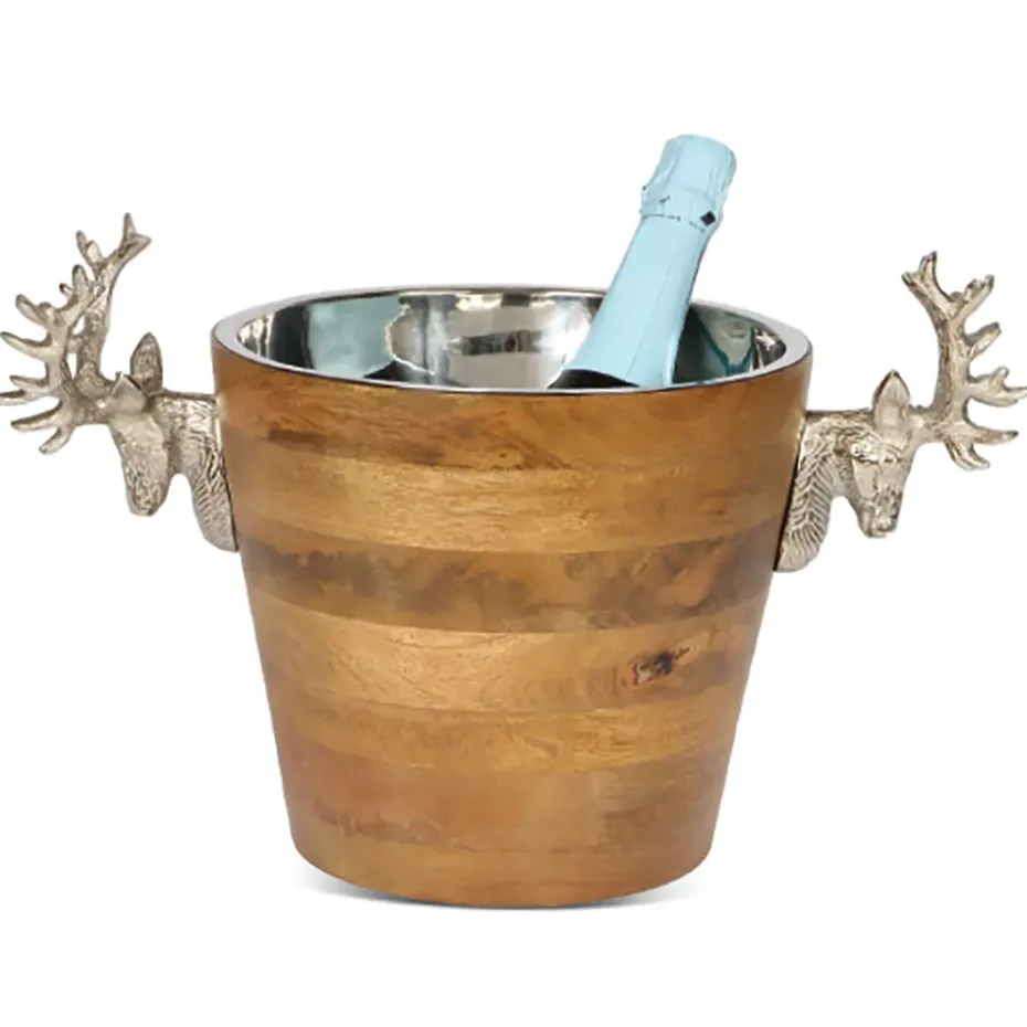 Enfriador de botellas Huntsman ciervo madera mango, 20 cm