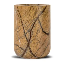 Enfriador de botellas Sten Ø12,5 cm, Mármol forestal marrón