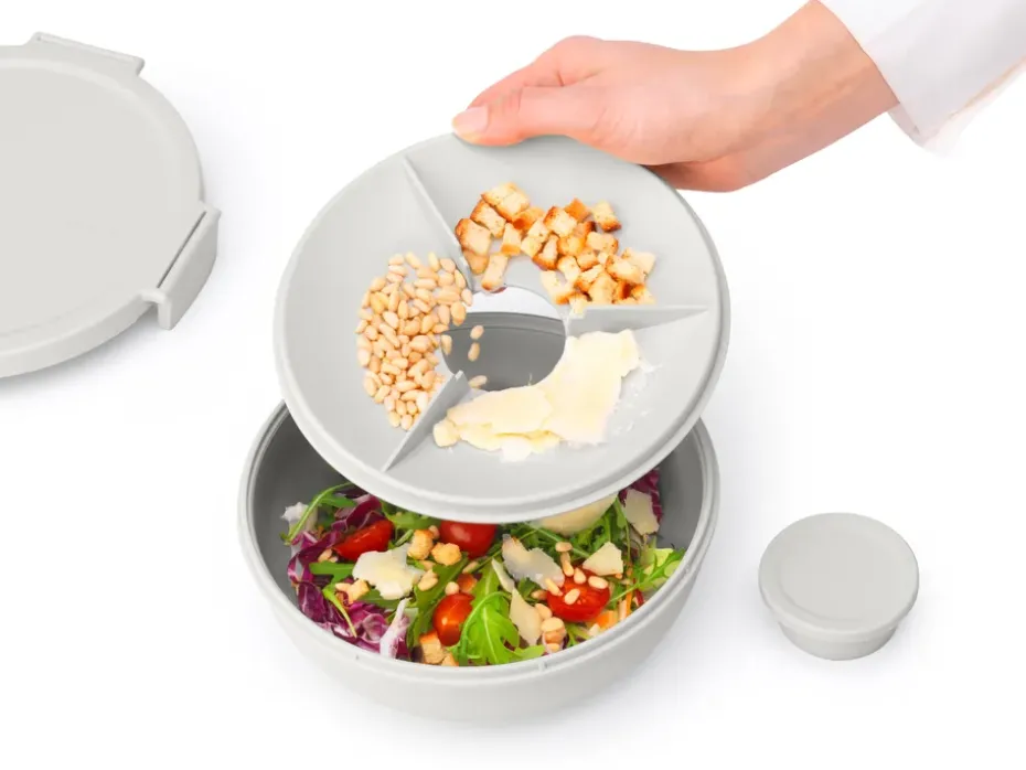 Ensaladera Make & Take 1,3 L, gris claro
