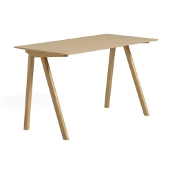 Escritorio CPH90 2.0, 65x130 cm, Roble lacado–chapa de roble