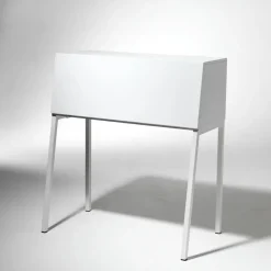 Escritorio Mormor, Lacado blanco, lacado blanco