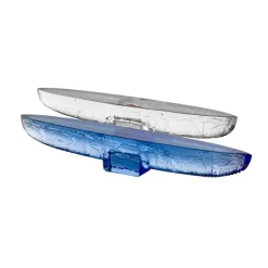 Escultura de cristal BV Drifter, transparente