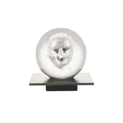 Escultura de cristal BV Headman, transparente