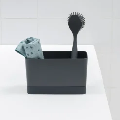 Escurreplatos compacto Brabantia, gris oscuro