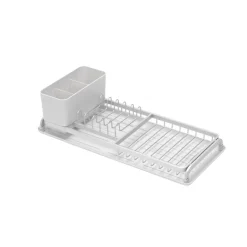 Escurreplatos compacto Brabantia, gris claro