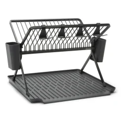 Escurreplatos plegable Sinkside 51 cm, gris oscuro