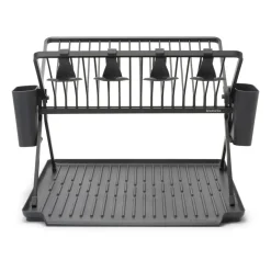 Escurreplatos plegable Sinkside 51 cm, gris oscuro