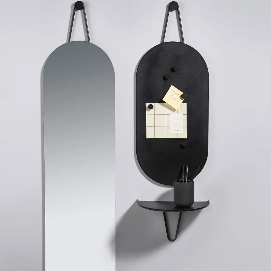 Espejo A-Wall Mirror, Soft grey, large