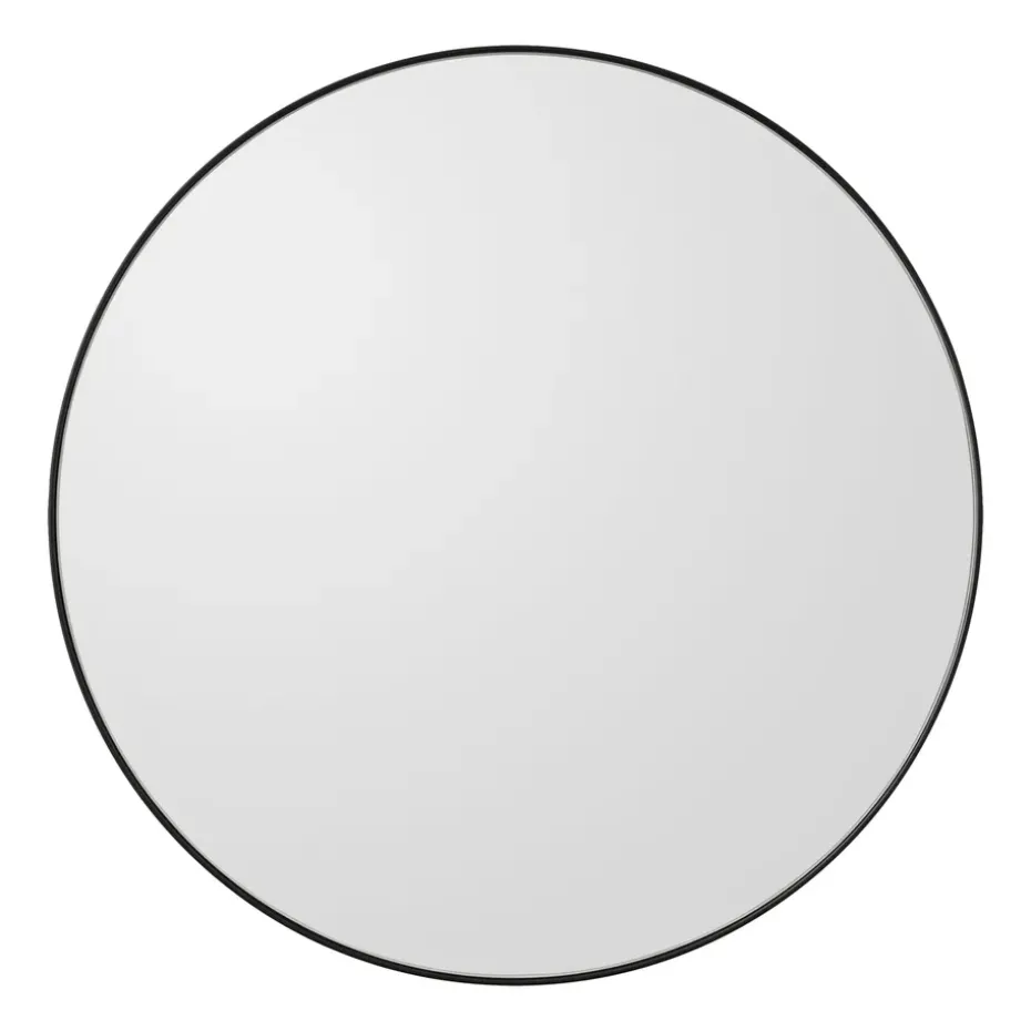 Espejo Circum Ø50 cm, transparente-negro