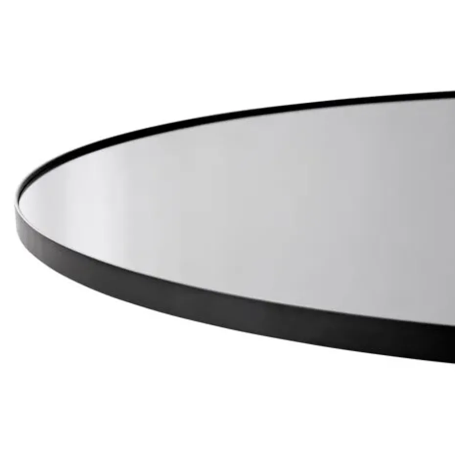Espejo Circum pequeño, negro