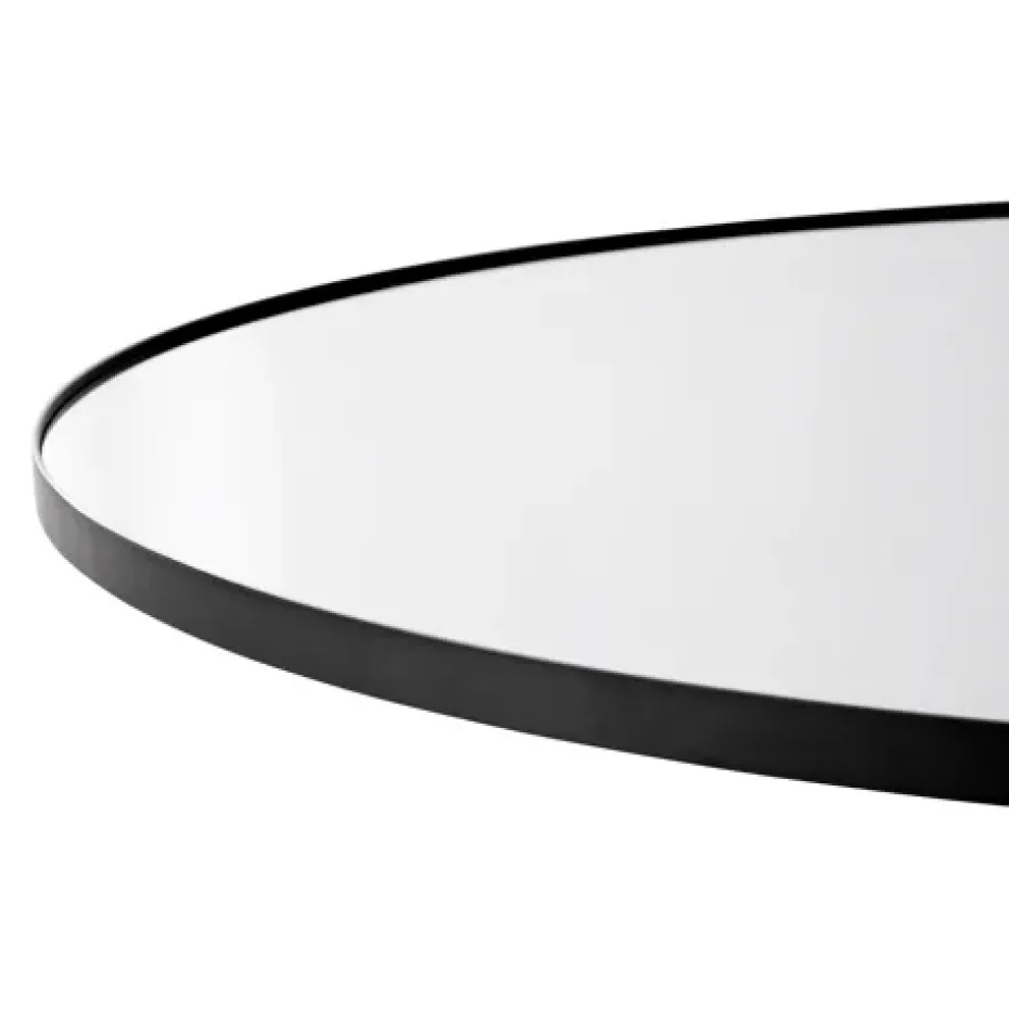 Espejo Circum pequeño, transparente-negro