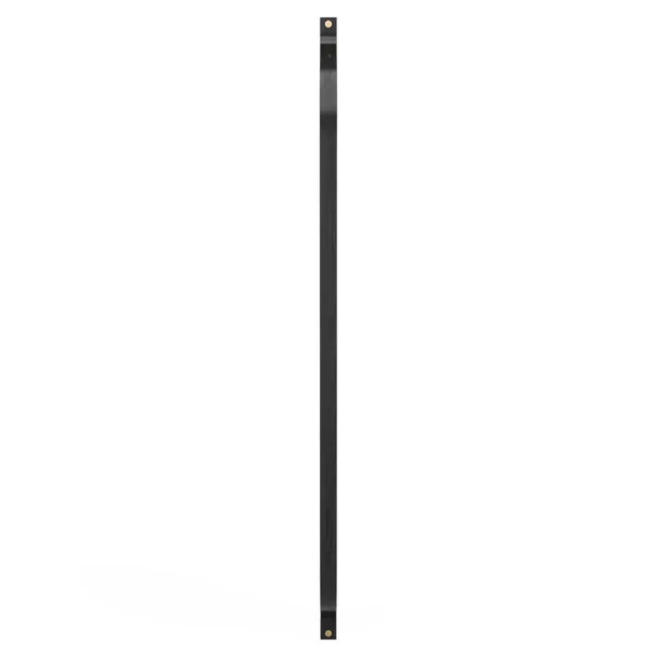 Espejo Comma rectangular 135 cm, fresno teñido de negro