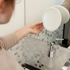 Espejo de maquillaje AirMirror x15 desmontable con ventosa, Ø16,5 cm