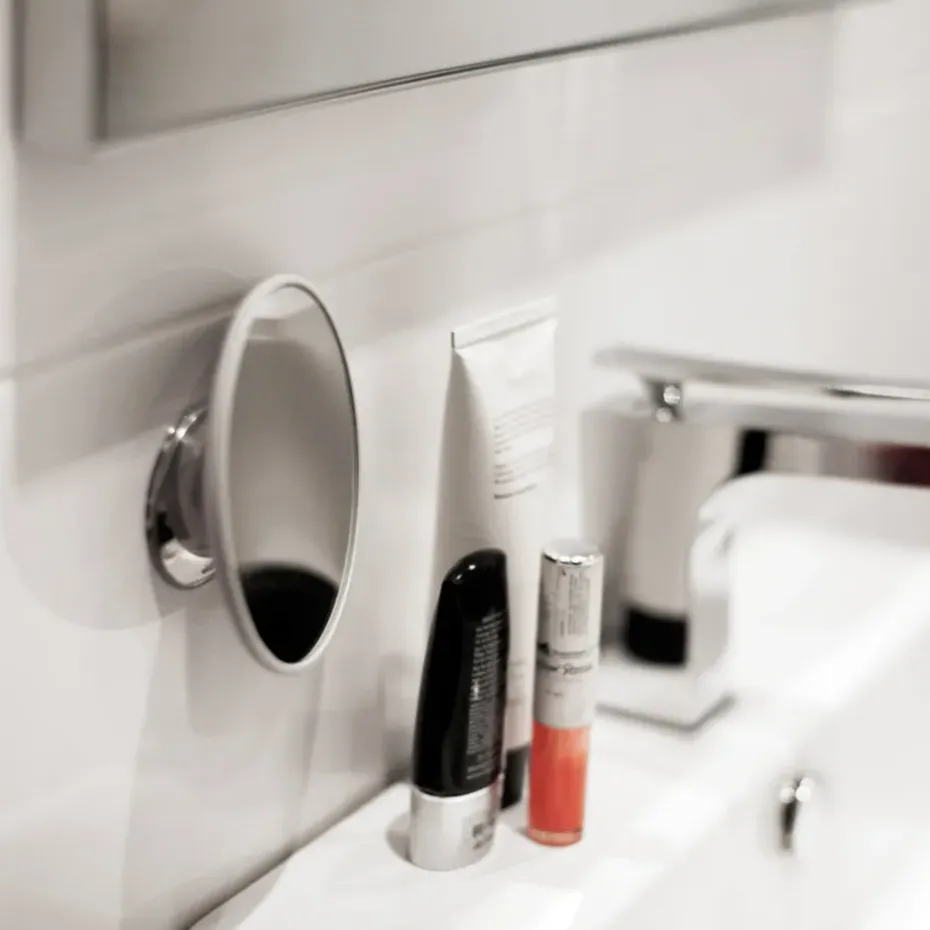 Espejo de maquillaje AirMirror x15 desmontable con ventosa, Ø11,2 cm