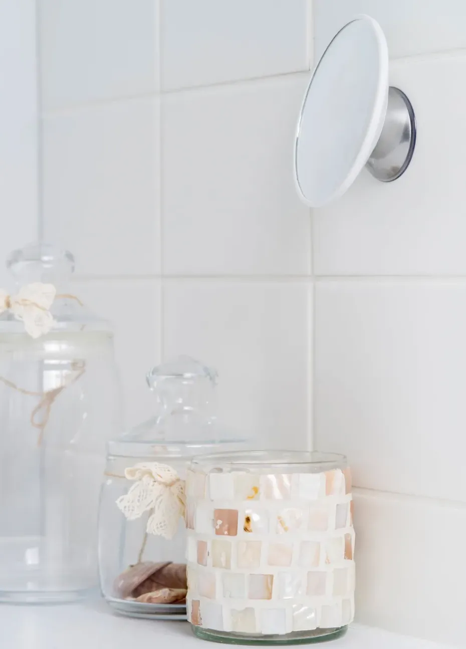 Espejo de maquillaje AirMirror x20 desmontable con ventosa, Ø11,2 cm
