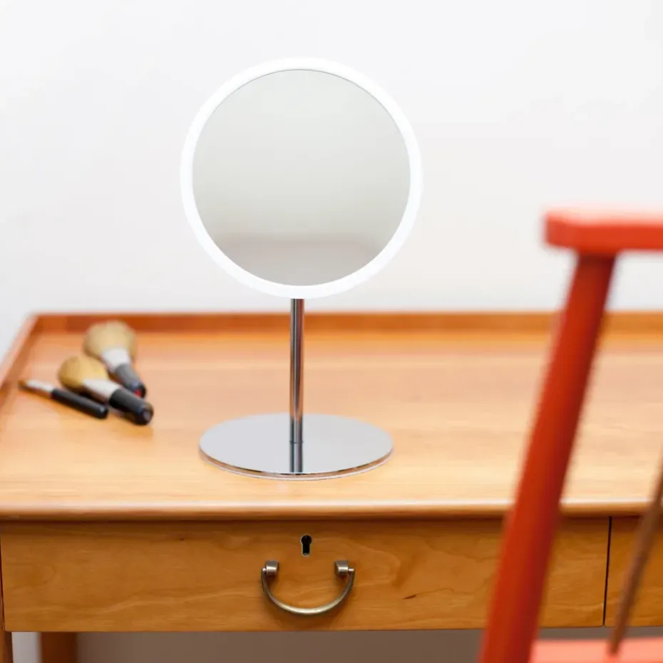 Espejo de mesa AirMirror x5 desmontable magnético, Ø16,5 cm