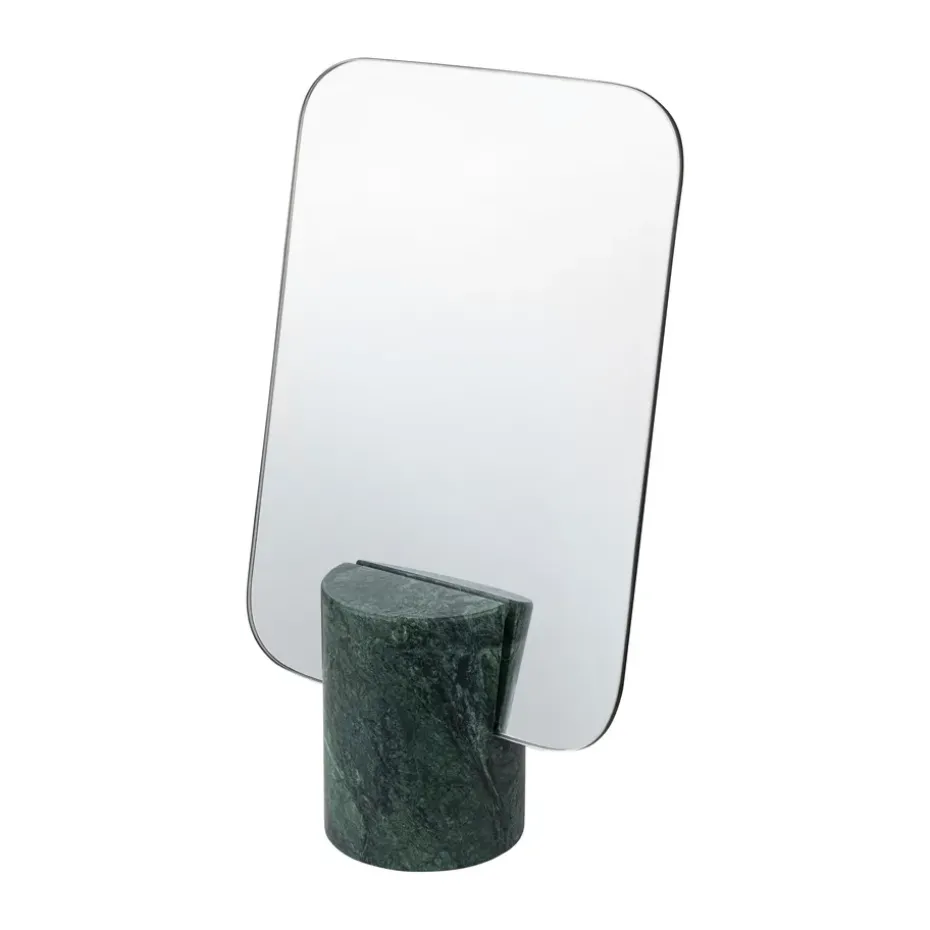 Espejo de mesa Marble, Dark forest, 30 cm