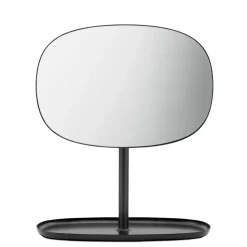 Espejo para tocador Flip, negro