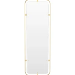 Espejo rectangular Nimbus, Polished brass