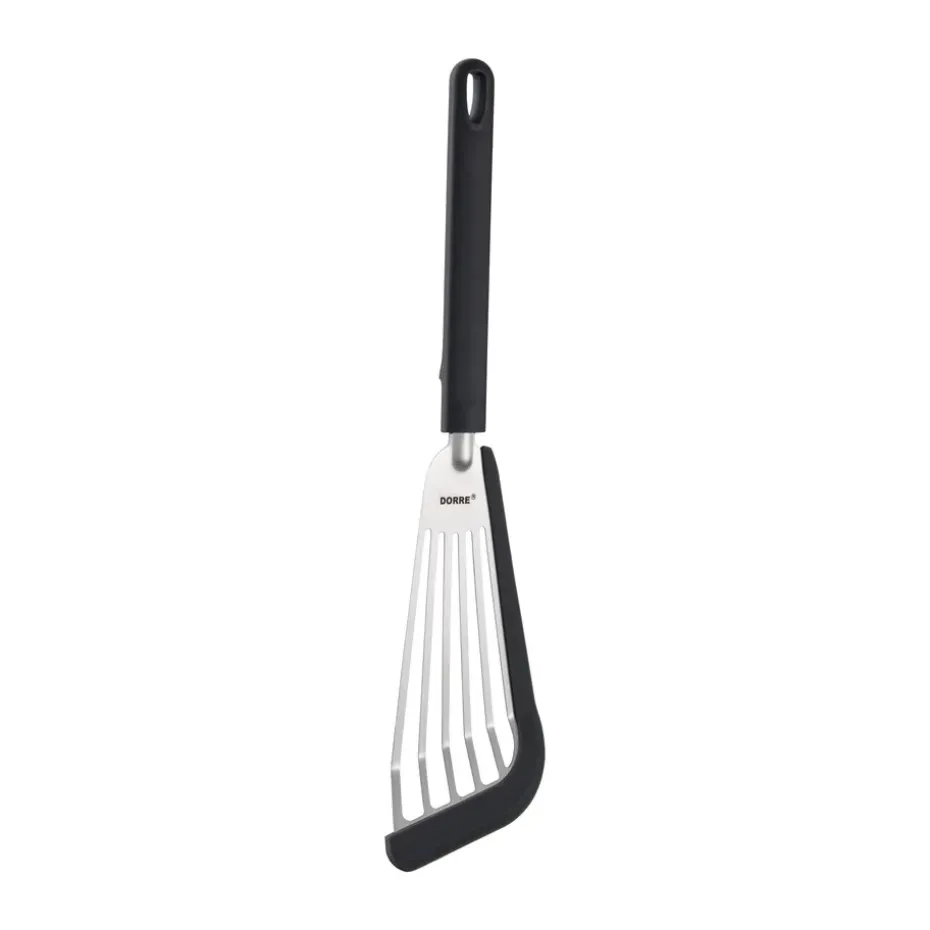 Espátula para freír Sima con mango de silicona, Acero inoxidable-silicona