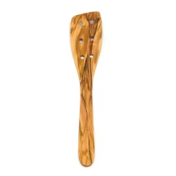 Espumadera Heirol madera de olivo, 30 cm