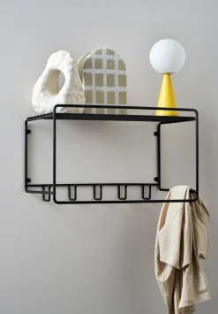 Estante sombrerero Uptown, negro