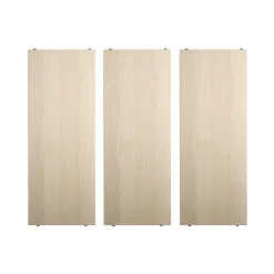 Estante String, Fresno, 78x30 cm, paquete de 3