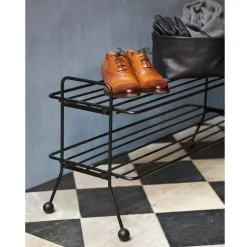 Estante zapatero Bill, negro