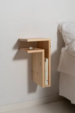 Estantería de pared F-shelf Play DIY, Pino, izquierdo