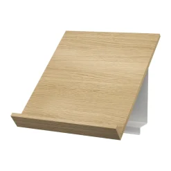 Estantería para revistas Pira G2 , Roble blanco-blanco
