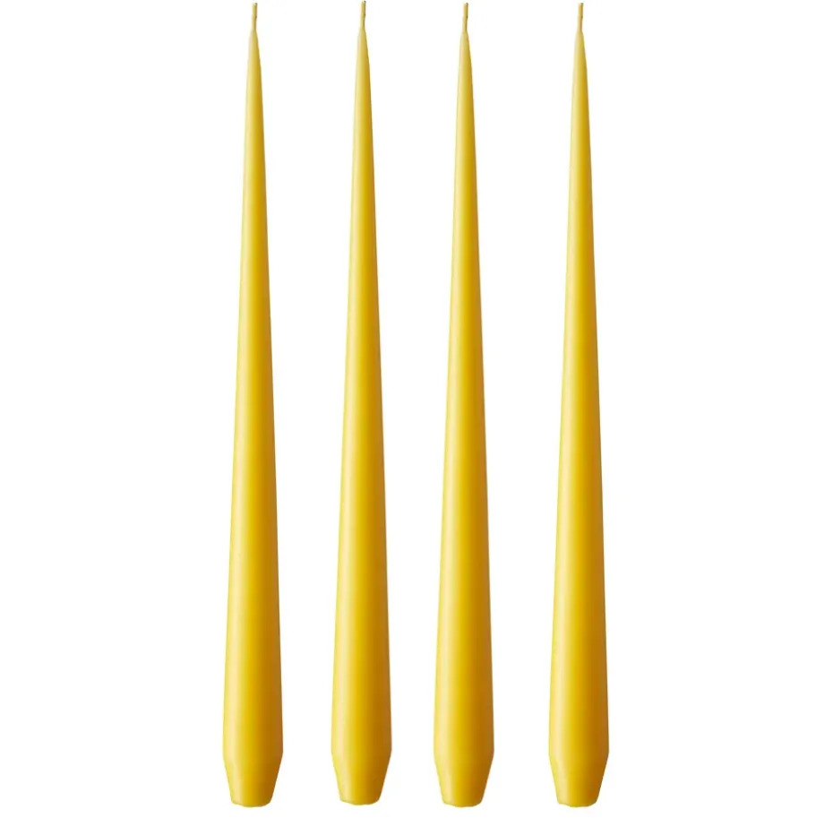ester & erik 4 Velas mate, dark Lemon drop 15/2, 32 cm