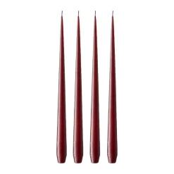 ester & erik 4 Velas mate, Deep wine 44/2, 42 cm