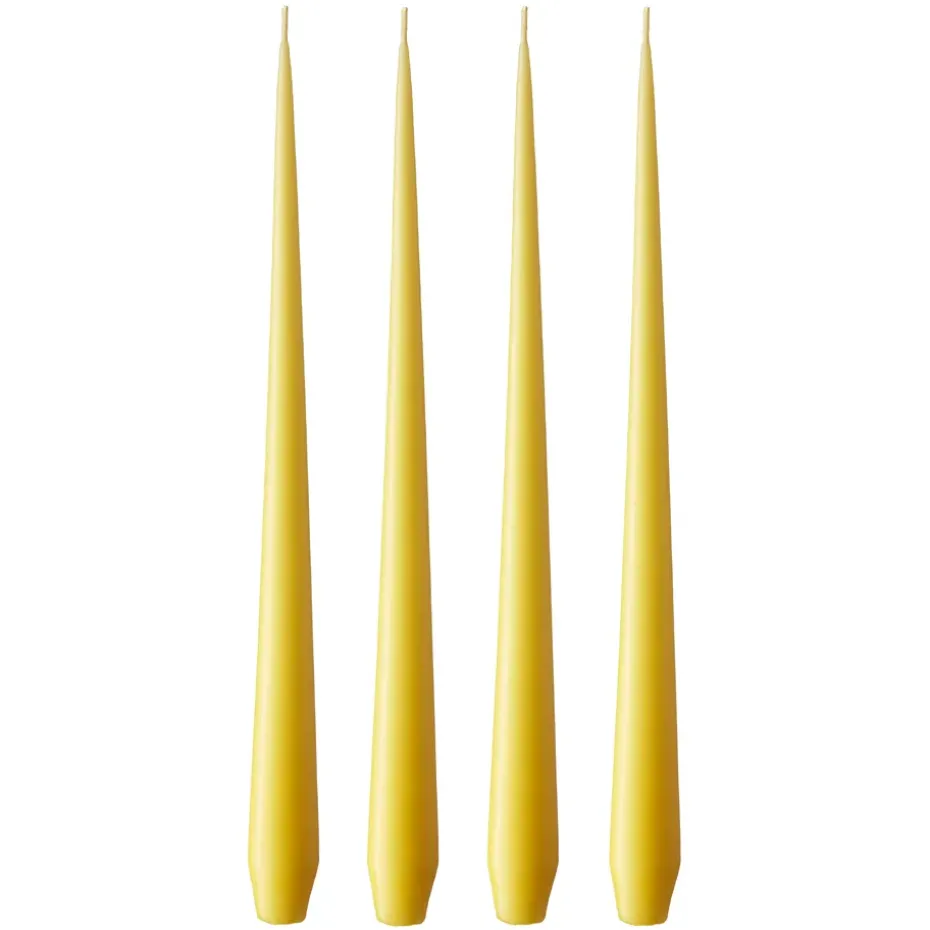 ester & erik 4 Velas mate, Lemon drop 15, 32 cm