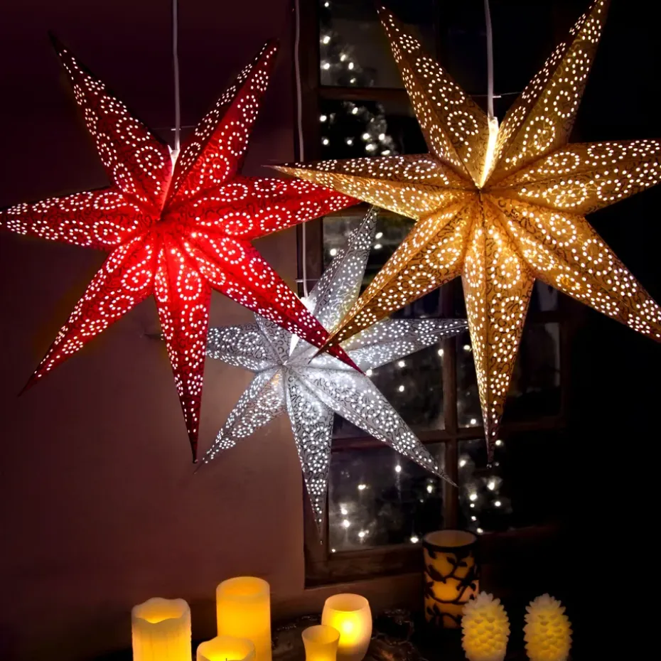 Estrella Adviento Antique 60 cm, dorado