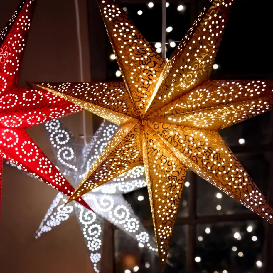 Estrella Adviento Antique 60 cm, dorado