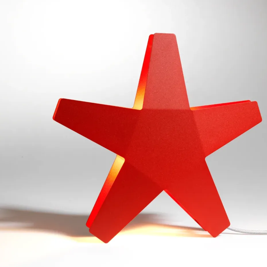 Estrella de Adviento Advent Stjärna, Gris, 40 cm, cable de tela gris claro