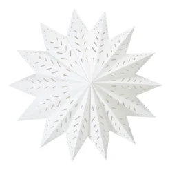Estrella de adviento Alfa blanco, 60 cm