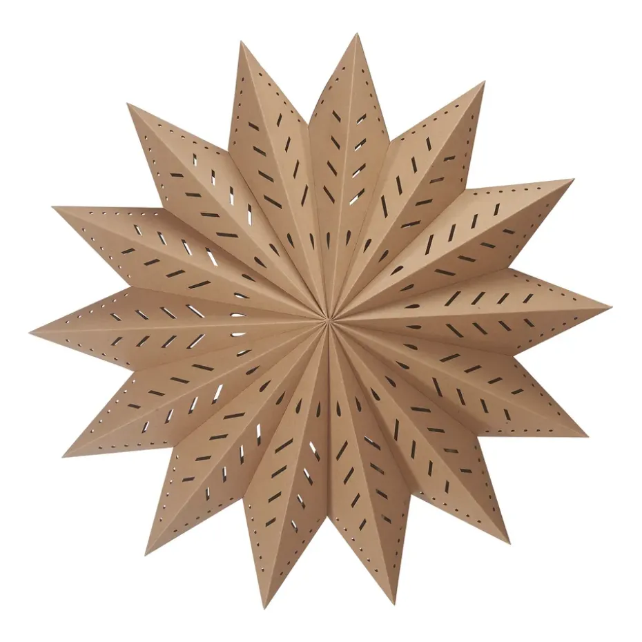 Estrella de adviento Alfa marrón, 60 cm
