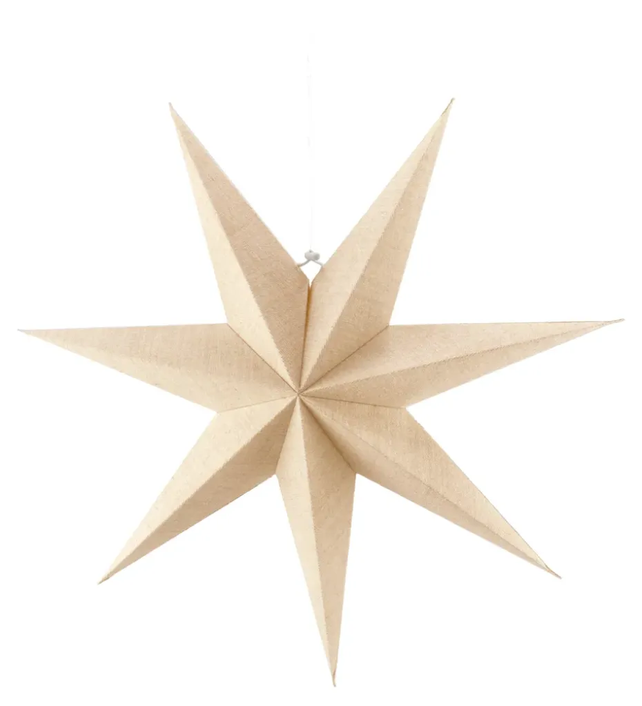 Estrella de Adviento Bare natural, 80 cm