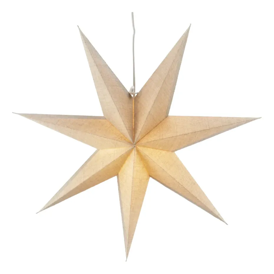 Estrella de Adviento Bare natural, 80 cm