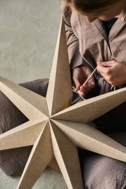 Estrella de Adviento Bare natural, 80 cm