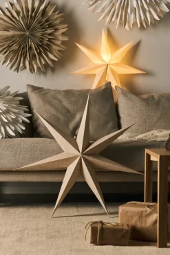 Estrella de Adviento Bare blanco, 60 cm