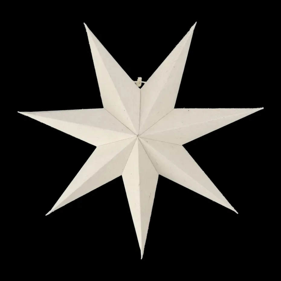 Estrella de Adviento Bare blanco, 45 cm