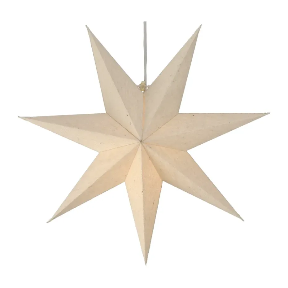 Estrella de Adviento Bare blanco, 45 cm