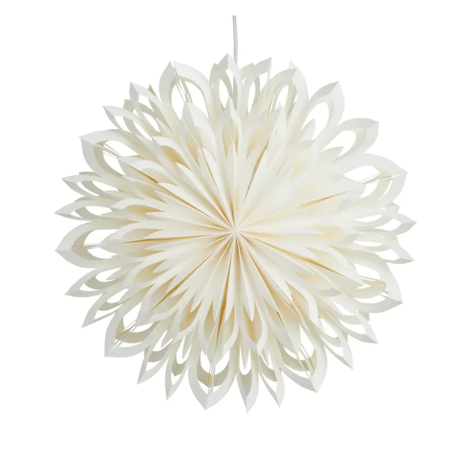 Estrella de Adviento Clara Ø50 cm, Blanco