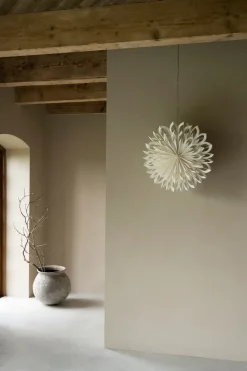 Estrella de Adviento Clara Ø50 cm, Blanco